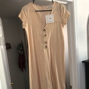 Short sleeve jumpsuit